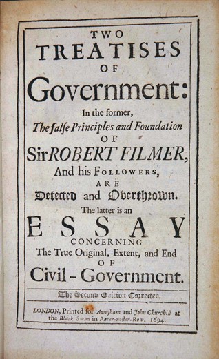 Second Treatise Of Government