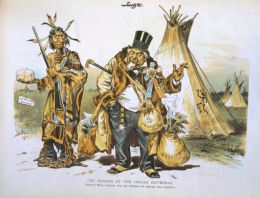 Indian Removal Cartoon